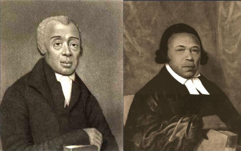 Bishop Richard Allen (left), African Methodist Episcopal Church founder, and Absalom Jones (right), who became the first African American Episcopal priest in 1804 (The Mitchell Collection of African-American History)