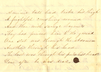 Hanford L. Gordon, “Only a Private Killed,” November 12, 1861. (Gilder Lehrman Collection) Hanford L. Gordon, “Only a Private Killed,” November 12, 1861. (GLC06559.038)