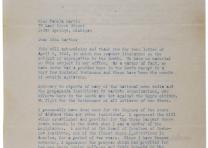 George Wallace to Pamela Martin, April 11, 1964. (Gilder Lehrman Collection) George Wallace to Pamela Martin, April 11, 1964. (Gilder Lehrman Collection)