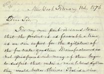 William C. Bryant to Hamilton A. Hill, February 11, 1876. (Gilder Lehrman Collection) William C. Bryant to Hamilton A. Hill, February 11, 1876. (GLC02595)