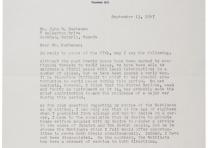 Israel Goldstein to John D. Buchanan, September 13, 1967. (Gilder Lehrman Collection) Israel Goldstein to John D. Buchanan, September 13, 1967. (GLC05508.111)
