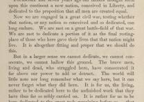 Abraham Lincoln’s Gettysburg Address, Boston: Little, Brown and Co., 1864. (Gilder Lehrman Collection) Abraham Lincoln’s Gettysburg Address (GLC07743.01)