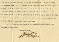 William Howard Taft to George Lorimer, October 10, 1922. (Gilder Lehrman Collection) William Howard Taft to George Lorimer, October 10, 1922. ( GLC08052)
