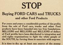 “Don’t Buy A Ford Ever Again” broadside, c. 1960. (Gilder Lehrman Collection) “Don’t Buy A Ford Ever Again” broadside, c. 1960. (GLC08259)