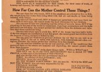 Woman Suffrage Party of the City of New York, Women in the Home broadside, ca. 1915. (Gilder Lehrman Collection) Woman Suffrage Party of the City of New York, Women in the Home broadside, ca. 1