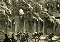“Chicago in Flames,” Harper’s Weekly, October 28, 1871 (Gilder Lehrman Collection) “Chicago in Flames,” Harper’s Weekly, October 28, 1871 (Gilder Lehrman Collectio