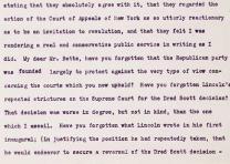 Theodore Roosevelt’s letter reviling the Dred Scott Decision (Gilder Lehrman Collection, GLC 06422) Theodore Roosevelt’s letter reviling the Dred Scott Decision (Gilder Lehrman Co