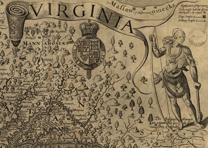 Detail of Jamestown from 1624 map of Virginia engraved by William Hole. (LOC) Detail of Jamestown from 1624 map of Virginia engraved by William Hole. (LOC)