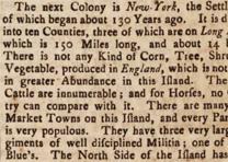 Detail from Maryland Gazette. No. 524 May 22, 1755. (Gilder Lehrman Collection) Detail from Maryland Gazette. No. 524 May 22, 1755. (Gilder Lehrman Collection)
