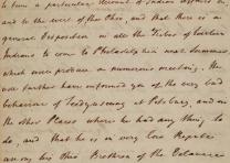 Letter to William Johnson, British commissioner of Northern Indian Affairs, 1761. (Gilder Lehrman Collection)