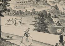 Athletic Sports, 1887. (Library of Congress Prints and Photographs Division) Athletic Sports, 1887. (Library of Congress Prints & Photographs Div.)