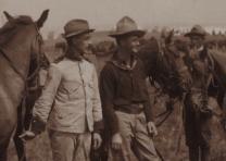Theodore Roosevelt and the Rough Riders in Cuba, 1898. (Gilder Lehrman Collection)