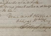 George Washington to Sir John Sinclair, December 11, 1796. (Gilder Lehrman Collection) George Washington to Sir John Sinclair, December 11, 1796. (GLC08095p12)