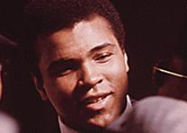 Muhammad Ali in Chicago, Illinois, March 1974. (National Archives and Records Administration) Muhammad Ali in Chicago, Illinois, March 1974. (NARA)