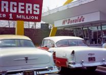 McDonald’s store #1 located west of Chicago, Illinois. (Carol M. Highsmith Archive, Library of Congress, Prints and Photographs Division)