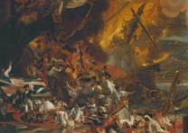 The Siege and Relief of Gibraltar, 13 September 1782, by John Singleton Copley, 1783 (Tate) The Siege and Relief of Gibraltar, 13 September 1782, by John Singleton Copley,