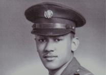 Waverly B. Woodson, Jr., heroic medic who treated hundreds of men on D-Day, ca. 1944. (Courtesy of Joann Woodson) Waverly B. Woodson, Jr., heroic medic, ca. 1944. (Courtesy of Joann Woodson)