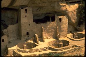 Anasazi dwellings in Mesa Verde, Colorado. Courtesy of the National Park Service.