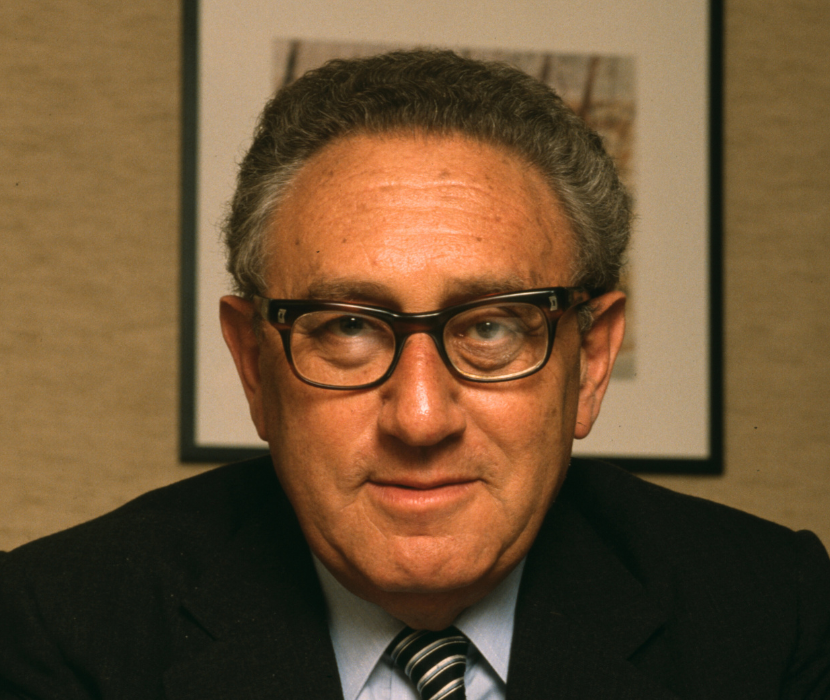Portrain of Henry Kissinger.