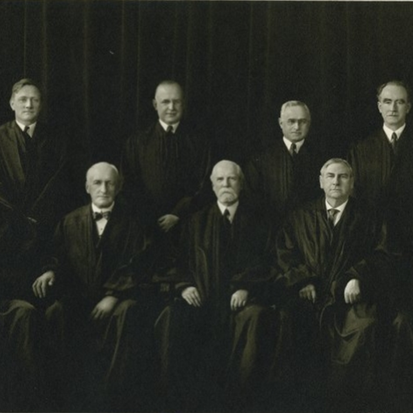 The Supreme Court and the Constitution in the 20th Century (Photo of early twentieth century supreme court judges)