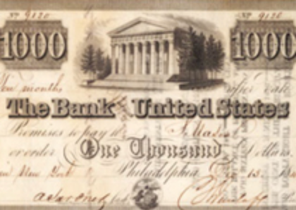Image of bank note from the Gilder Lehrman Collection