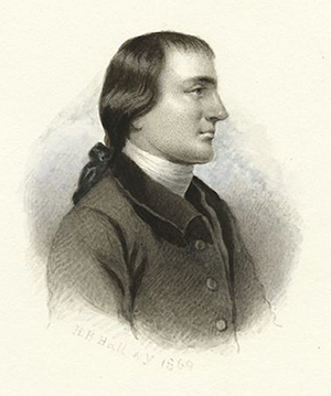 George Taylor, engraving by Henry Bryan Hall, ca. 1868–69 (New York Public Library)