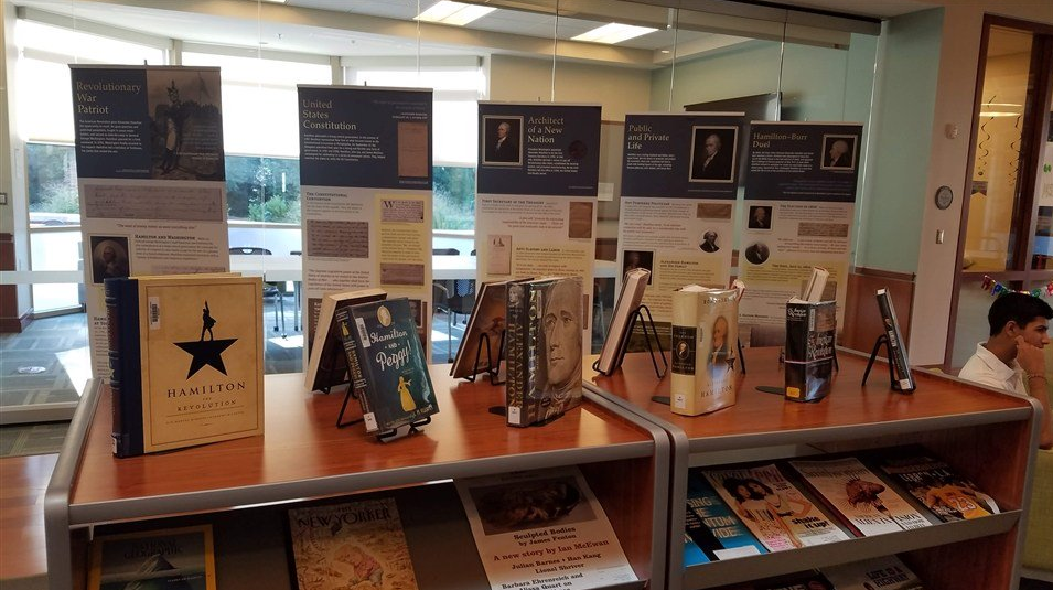 Alexander Hamilton: Immigrant, Patriot, Visionary in a school library