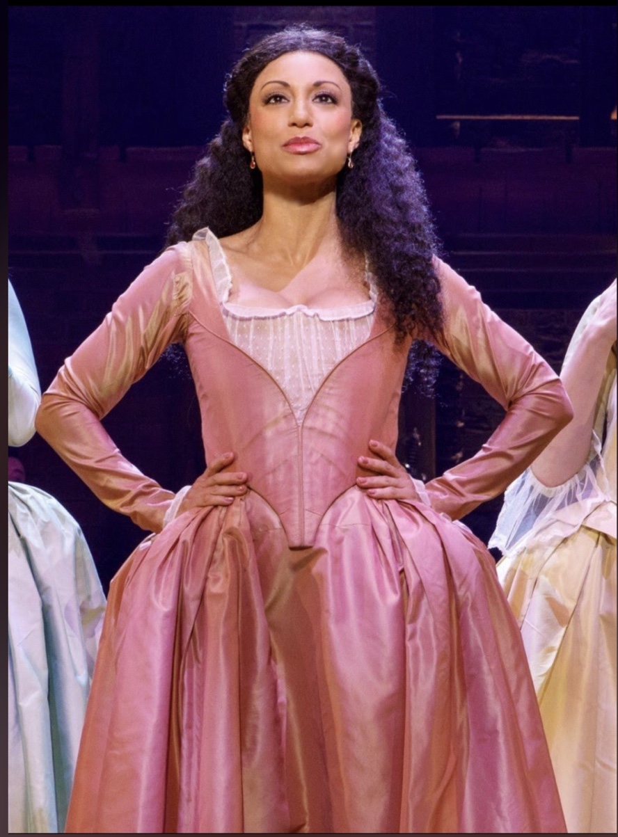Sabrina Sloan as "Angelica" from HAMILTON in 2019