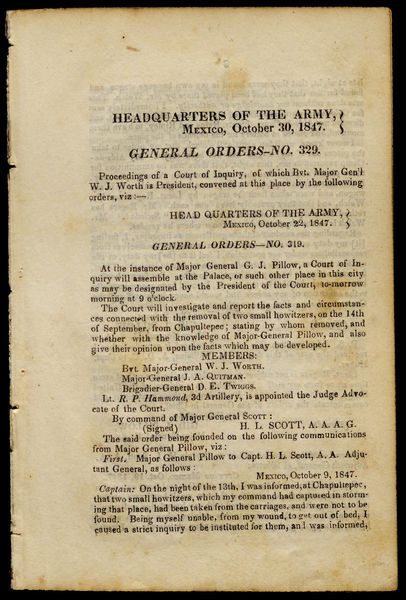 army general orders