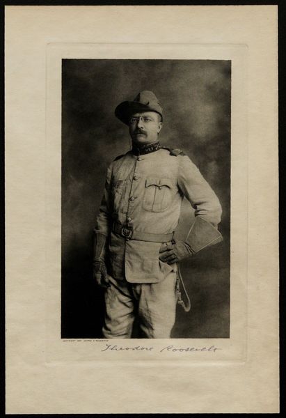 Cabinet Photograph Of Theodore Roosevelt In Rough Rider Uniform