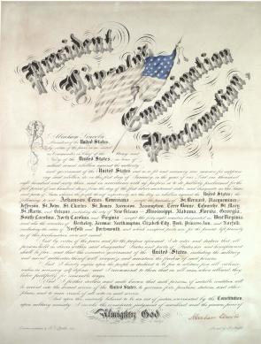 Emancipation Proclamation [California printing, Cheesman copy], January 1, 1863 