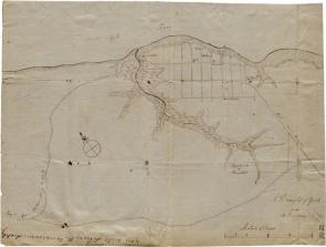 Map of Yorktown, Virginia, October 1781 (Gilder Lehrman Collection)
