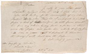 Hugh Auld to Anna Richardson, October 6, 1846 (GLC07484.04)