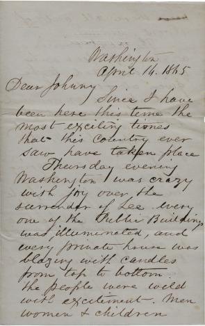 John B. Stonehouse to John B. Stonehouse Jr., April 16, 1865 (GLC00368.01)