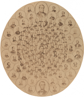 Lawmakers Who Voted Aye for the 13th Amendment, ca. 1865 (GLC01230)