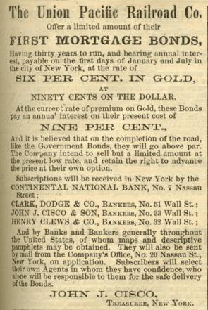 Financing the Transcontinental Railroad  The Gilder 