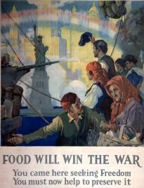 Detail from a World War I poster. (GLC09522)