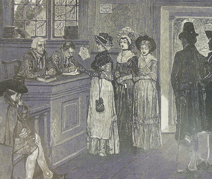 Image showing scene of women voting in New Jersey