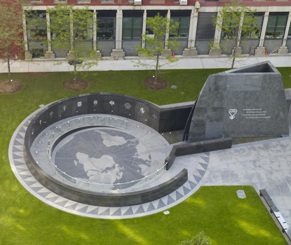 African American Burial Ground Memorial in NY City