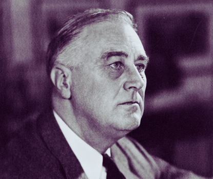 Photo of FDR.