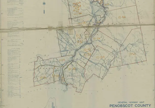 1950 Enumeration District Map in a rural area