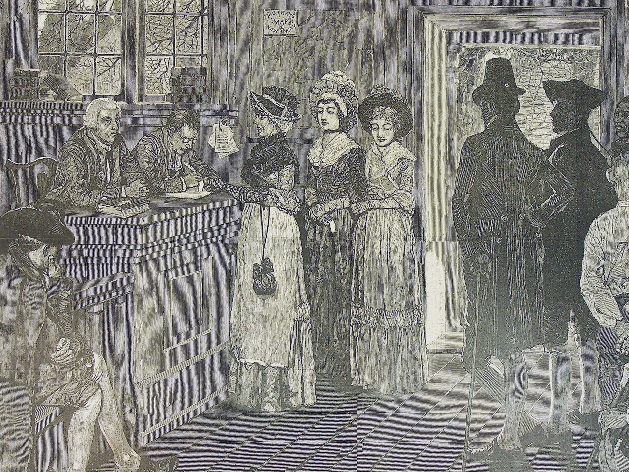 Image showing scene of women voting in New Jersey