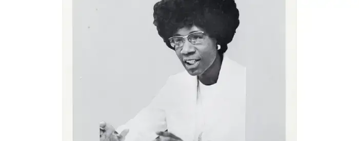 Campaign Poster for Shirley Chisholm