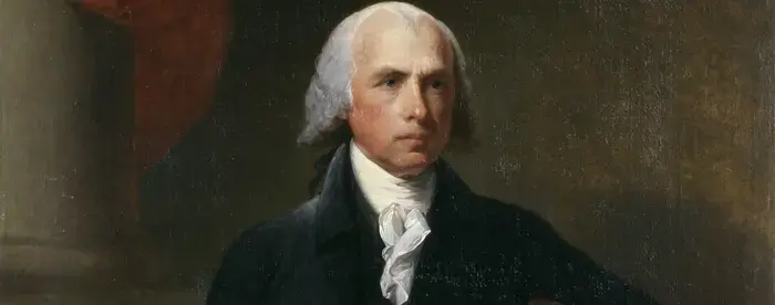 Portrait of James Madison by Gilbert Stuart