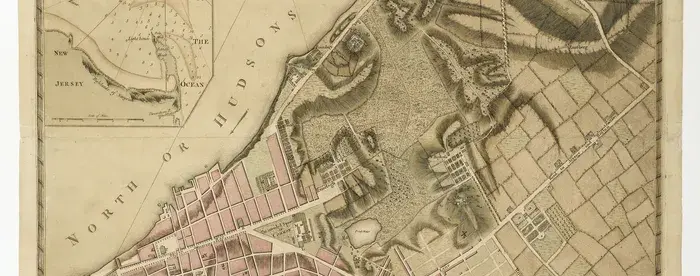 Montrésor, John (1736-1799) A Plan of the City of New York & its environs