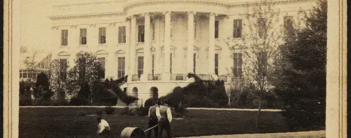 Front view of the White House