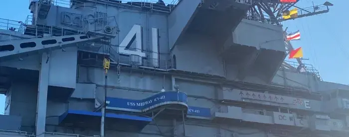 View of the USS Midway