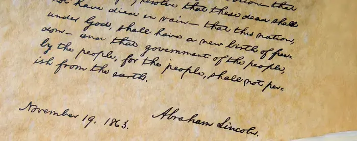 Letter signed by Abraham Lincoln