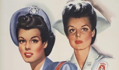 1944 poster encouraging women to join the US Cadet Nurse Corps.