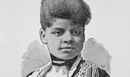 Engraving from 1891 depicting Ida B. Wells